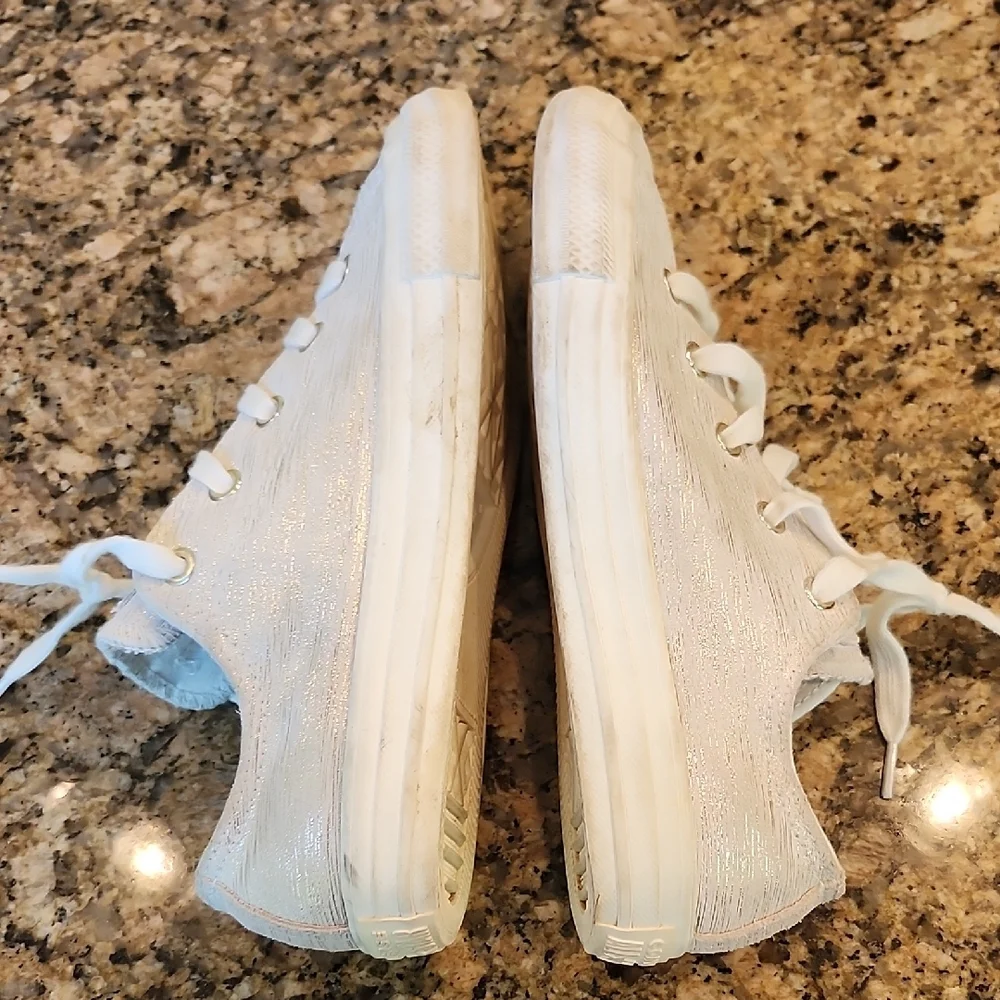 Converse Kids' Shimmering‎ Silver Sneakers